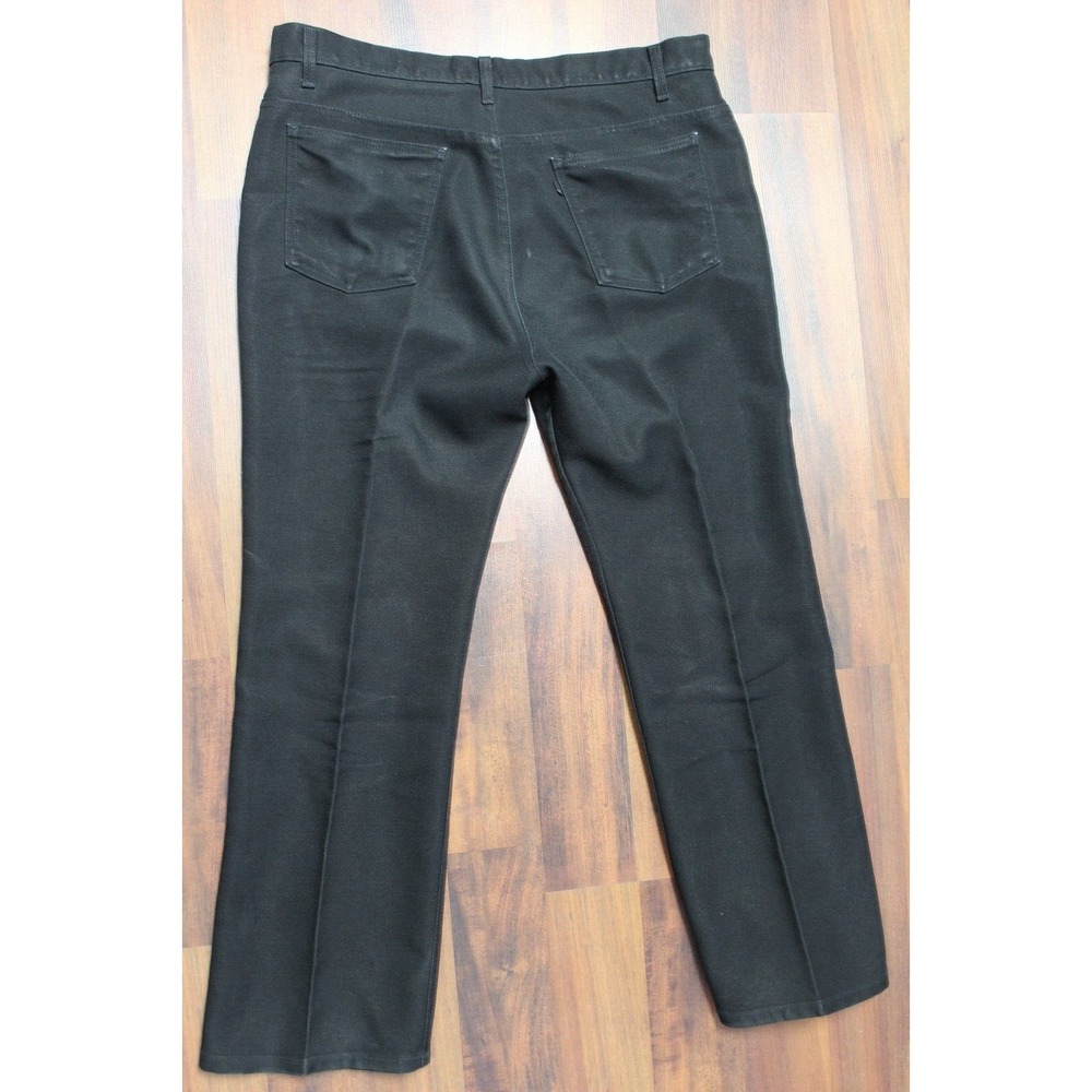 Vintage Levi's 10517-6159 Western Dress Pants Black Mens 40x30 Black Tab - Picture 2 of 4